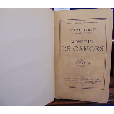 Feuillet Ocatve : Monsieur de Camors...