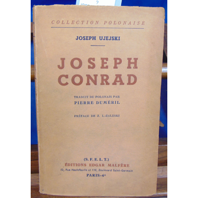 UJEJSKI Joseph : JOSEPH CONRAD...