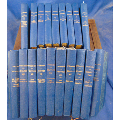 Perochon Ernest : Oeuvres en 19 volumes...