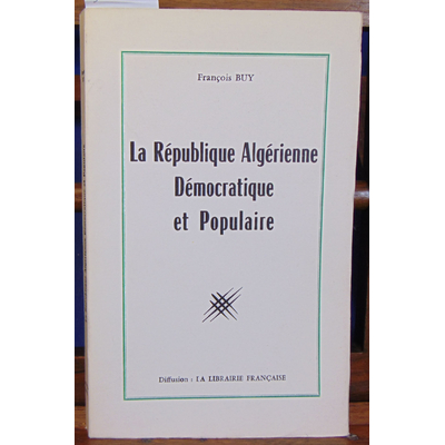 buy  : La république Algérienne Démocratique et Populaire...