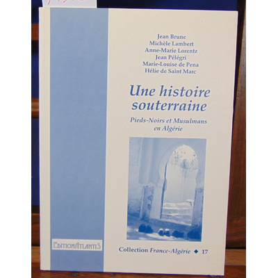 Brune Jean : Une histoire souterraine : pieds-noirs et musulmans en Algérie : récits et nouvelles...