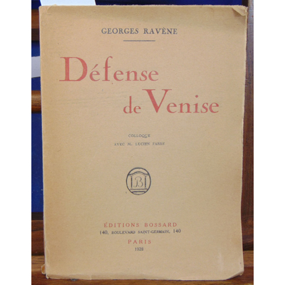 Ravène  : Défense de Venise. (avec un envoi )...