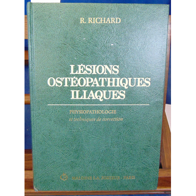 Richard  : Lésions ostéopathiques iliaques...