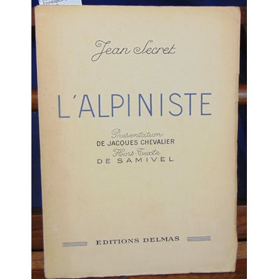 Durrande  : L'alpiniste. Frontispice de Samivel...