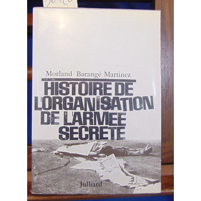 Martinez Morland Barangé : Histoire de l'organisation de l'armée secrete...