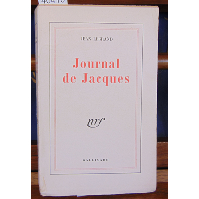 Legrand  : Journal de Jacques...