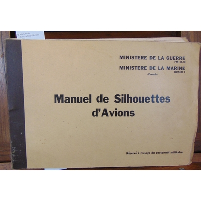 : Manuel de Silhouettes d'Avions 1944...