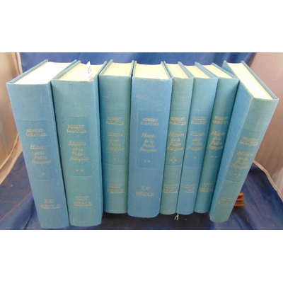 Sabatier  : Histoire de la poésie Française,  en 8 volumes...