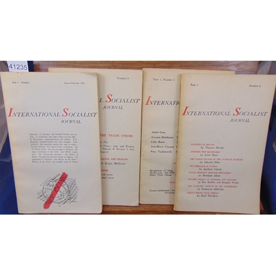 : International Socialist journal 1964  4 N° 1-2-3-4...