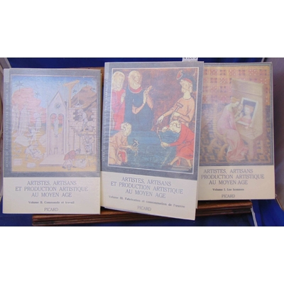 Barral  : Artistes, artisans et production artistique au Moyen Age. Complet des 3 tomes...