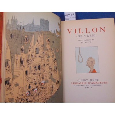 villon  : Oeuvres. Illustré par Dubout (1941)...
