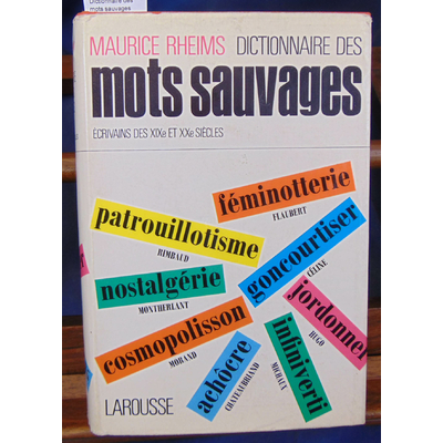 Rheims  : Dictionnaire des mots sauvages...