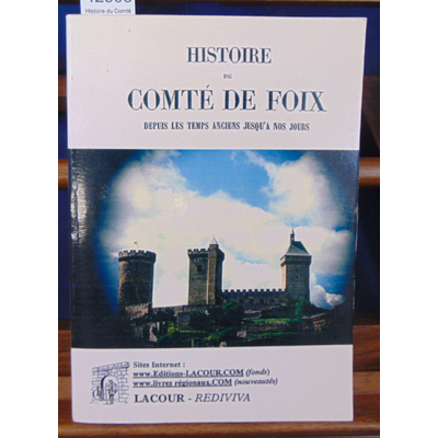 Castillon  : Histoire du Comté de Foix. Tome 1...