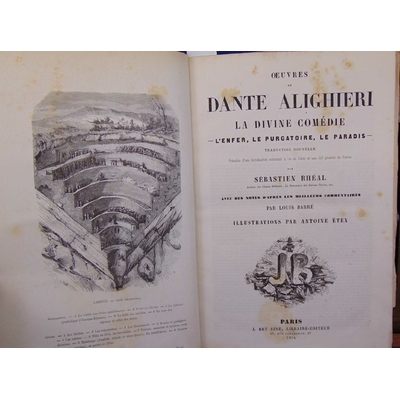 Rhéal  : Oeuvres de Dante Alighieri. La Divine Comédie. ill. d'A. ETEX...