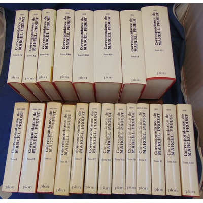 Proust  : Correspondance. Complet des 21 volumes. Texte établi par P. Kolb ...