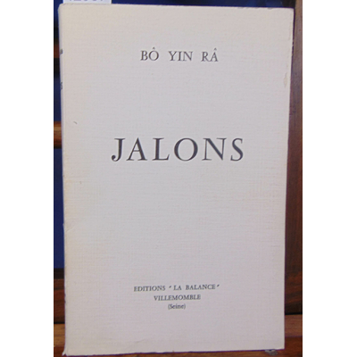 BO Jalons : Yin Ra Jalons...