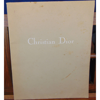 : Christian Dior, plaquette de présentation 1953...