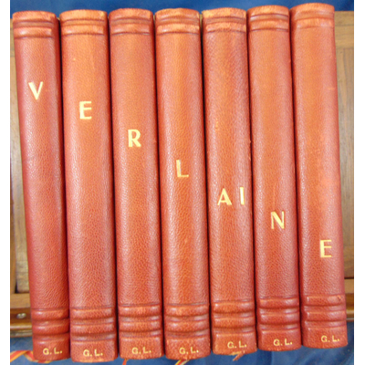 Verlaine  : Oeuvres complètes illustrés par William Fel ( 7 volumes )...