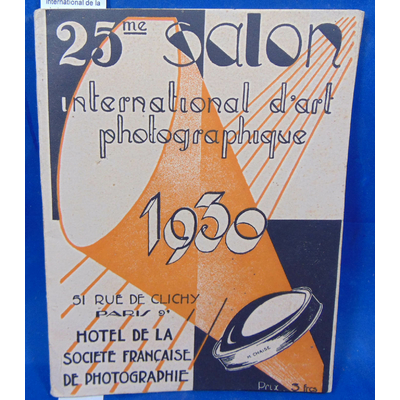 : 25e salon international de la photographie. Catalogue...