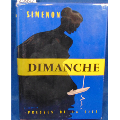 Simenon  : Dimanche ( 1958 1ere édition )...