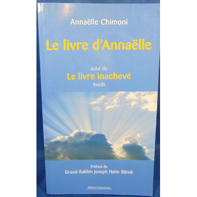 Chimoni  : Le livre d'Annaëlle...