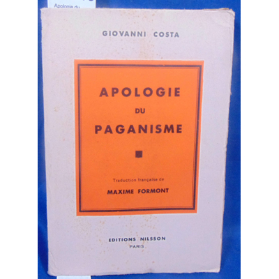 Costa  : Apologie du paganisme...