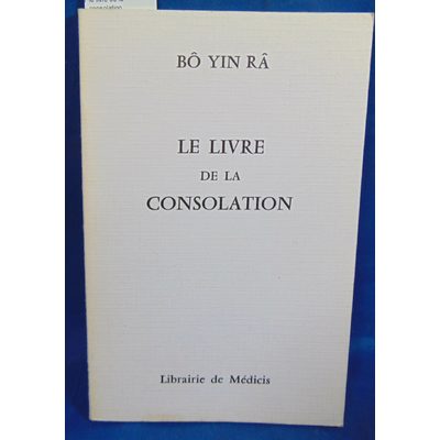 BO YIN  : le livre de la consolation...