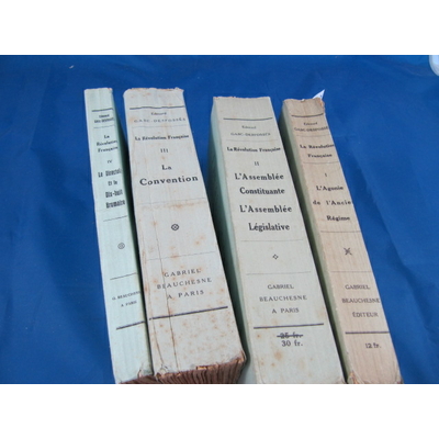 GASC-DESFOSSES : La révolution Française (4 volumes)...