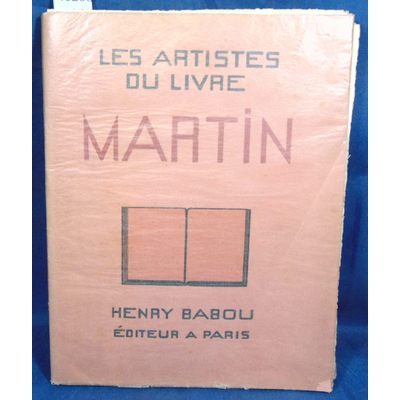 VALOTAIRE  : Les artistes du livre. Charles  Martin...