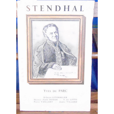 PARC Yves du : Dans le sillage de Stendhal : études stendhaliennes
...