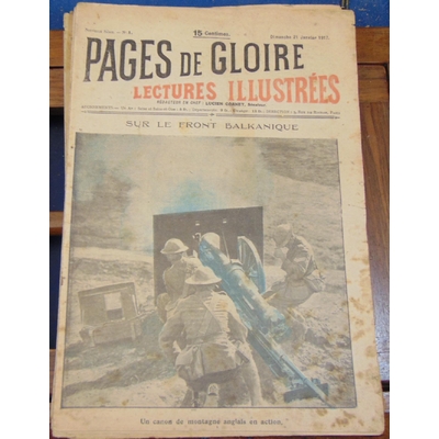 Cornet  : Pages de gloire .1917  Nouvelle série N°1 au 32. Manque 3 N°...