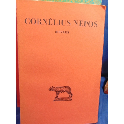 Nepos Cornelius : Oeuvres...