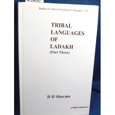 Sharma Devi : Tribal Languages Of Ladakh (part Three)...