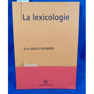 Niklas-Salminen  : La lexicologie ...