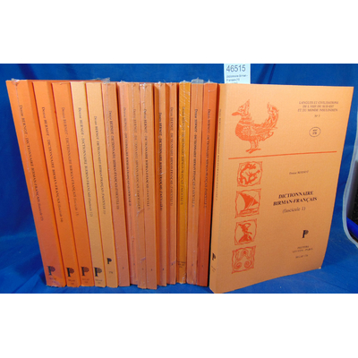 Bernot  : dictionnaire Birman - Francais (15 fascicules)...