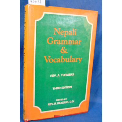 Turnbull  : Nepali grammar & vocabulary...