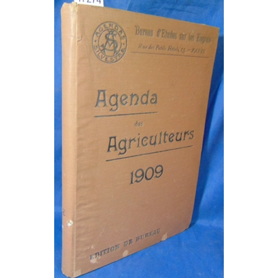 : Agenda des agriculteurs 1909...