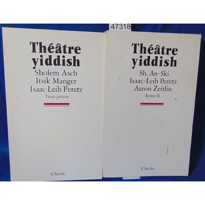 : Theatre yiddish. Tome 1 et 2...