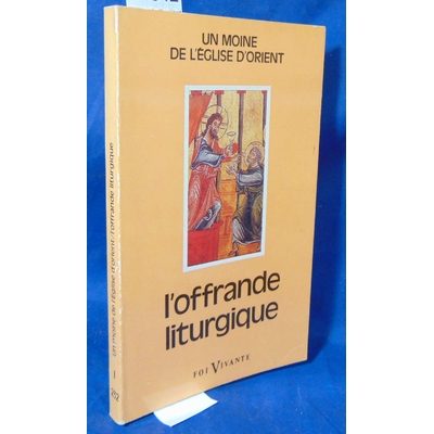 : L'offrande liturgique de Moine De L'eglise D'orient...