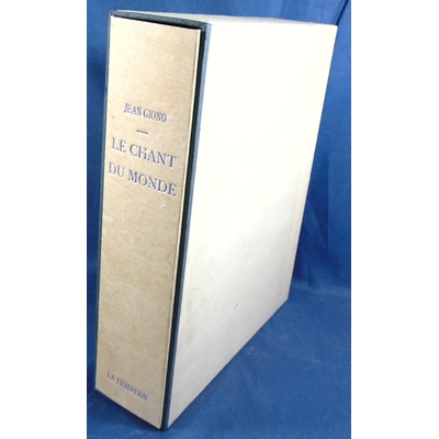 Giono  : Le chant du monde. Burins originaux de Paul Lemagny...