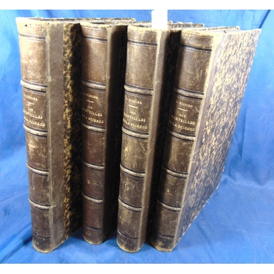 Figuier  : les merveilles de la science (4 volumes )...