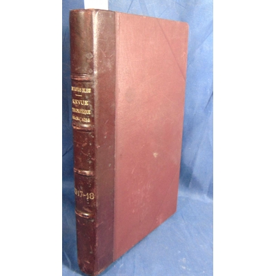 Blavatsky  : Revue théosophique. Le lotus bleu  Mars 1917 à Février 1918...