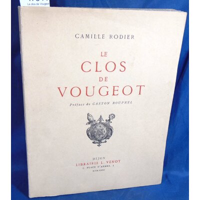 Rodier  : Le clos de Vougeot...