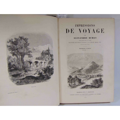 Dumas  : impressions de voyage . Suisse (3 parties) Par Alexandre Dumas 1855...