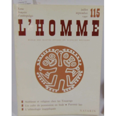 : L'homme 115 : Noblesse et religion chez les touaregs...