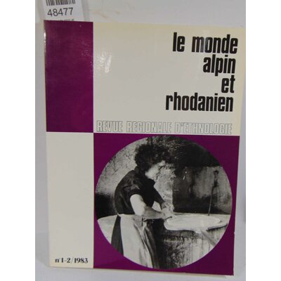 : Le monde alpin et rhodanien N° 1-2 /1983...