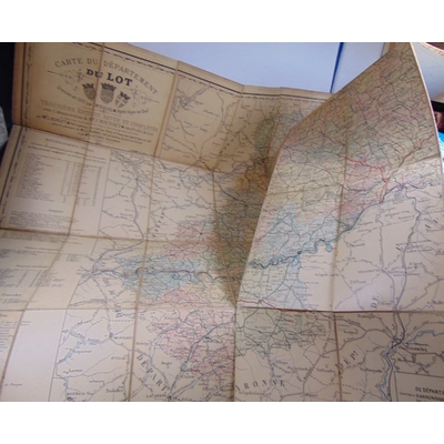 Favas  : Carte du departement du Lot. 3e édition revue et complétée 1897...