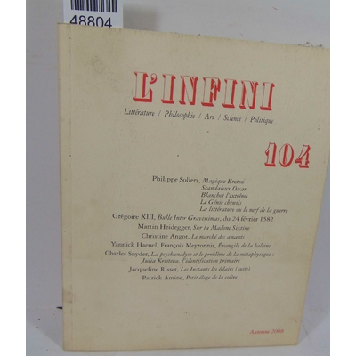 : L'Infini 104...