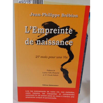 Brébion  : l'empreinte de naissance. Jean-Philippe Brébion...