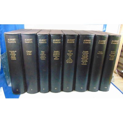 Camus  : Oeuvres complètes André Sauret Lithographies Buffet, Cottavoz...